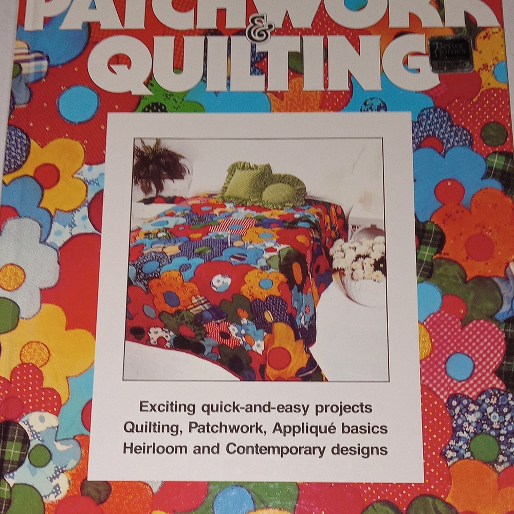 Vibrant Floral Patchwork Quilt